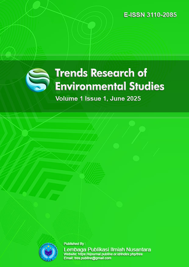 					View Vol. 1 No. 1: Trends Research of Environmental Studies, June 2025
				