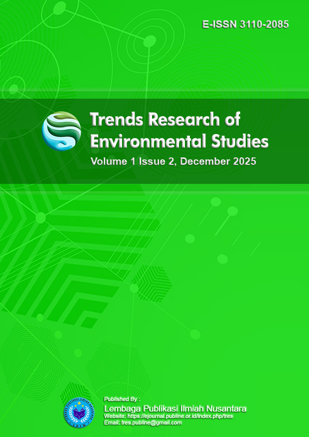 					View Vol. 1 No. 2 (2025): Trends Research of Environmental Studies, December 2025
				