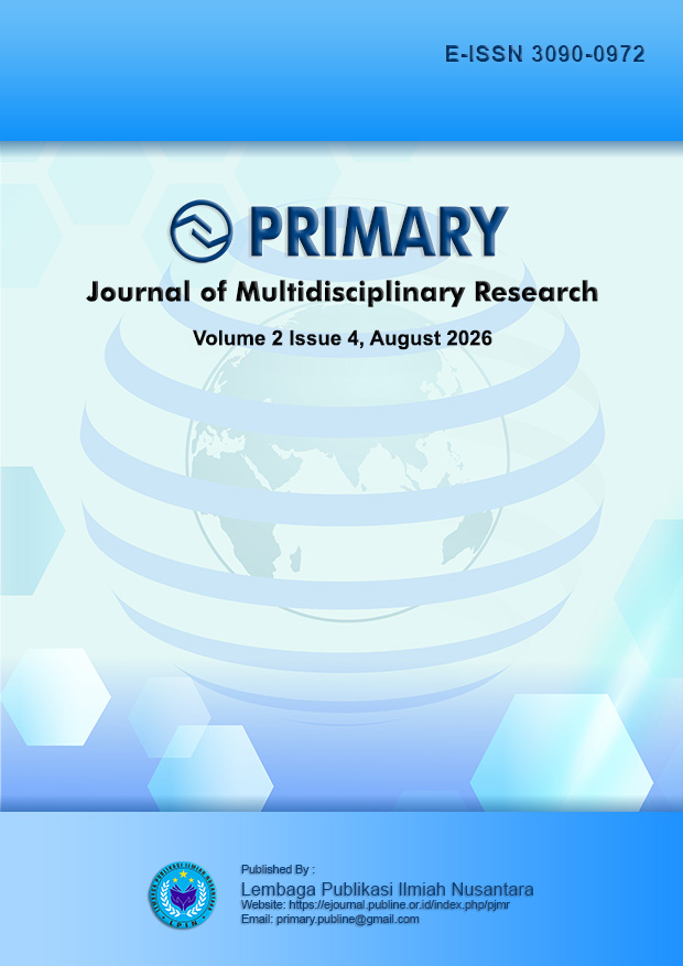 					View Vol. 2 No. 4 (2026): PRIMARY: Journal of Multidisciplinary Research, August 2026
				